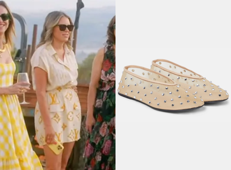 Real Housewives of Beverly Hills: Season 15 Episode 15 Amanda’s Mesh Ballerina Flats