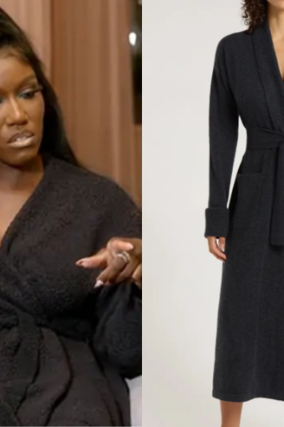 Real Housewives of Beverly Hills: Season 15 Episode 14 Bozoma’s Black Cashmere Robe - Product Image