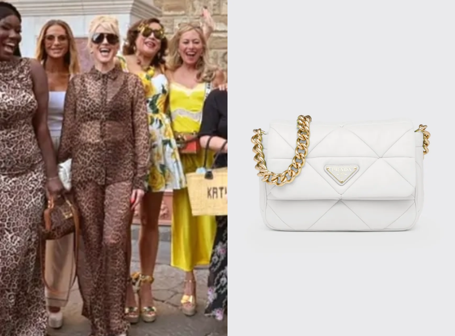 Real Housewives of Beverly Hills: Season 15 Episode 14 Erika’s White Quilted Bag - Product Image