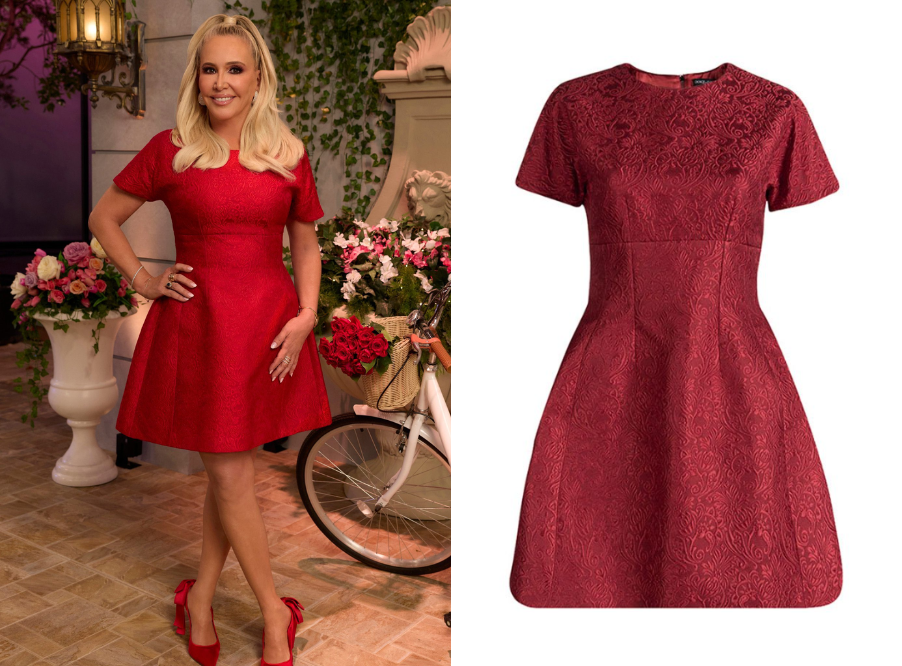 Real Housewives of Orange County: Season 19 Reunion Shannon’s Short Sleeve A-line Dress