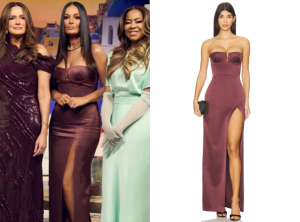 Real Housewives of Salt Lake City: Season 6 Reunion Lisa’s Strapless Column Dress - Product Image