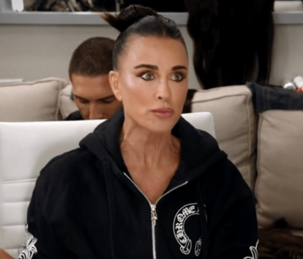 Kyle Richards’ Black Zip Up Hoodie - Product Image