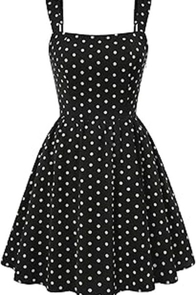 Erika Girardi’s Black Polka Dot Dress