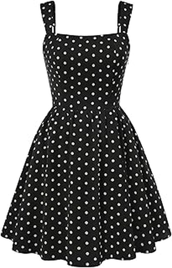 Erika Girardi’s Black Polka Dot Dress