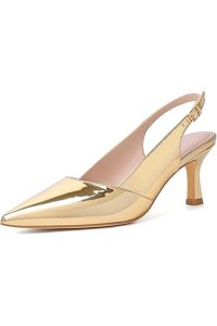 The Real Housewives of New York City: Season 15 Reunion Erin’s Gold Slingback Pumps