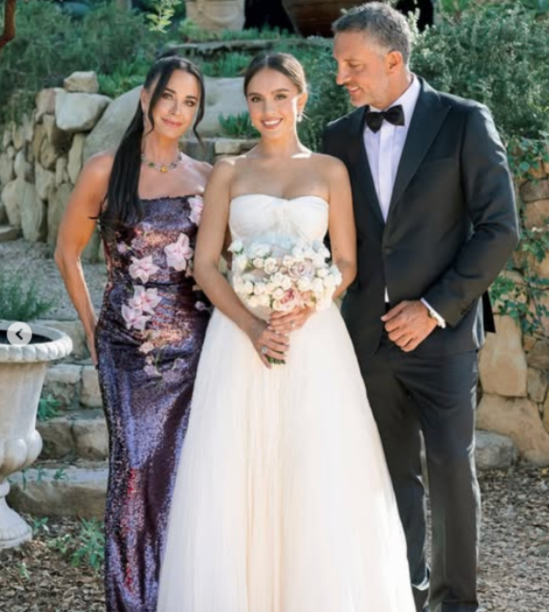 Kyle Richards’ Purple Sequin Dress at Alexia’s Wedding - Product Image