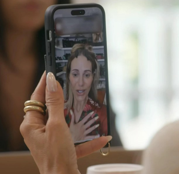 Dorit Kemsley’s Red Floral Print Robe - Product Image