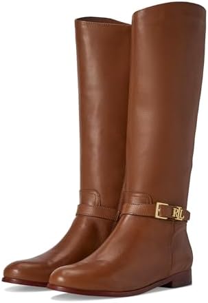 Lauren Ralph Lauren Brooke Burnished Leather Riding Boot
