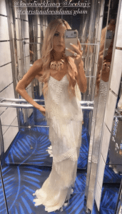 Rachel Zoe’s White Fringe Maxi Dress - Product Image