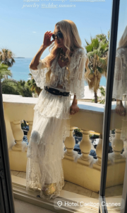 Rachel Zoe’s White Lace Ruffle Skirt Set - Product Image